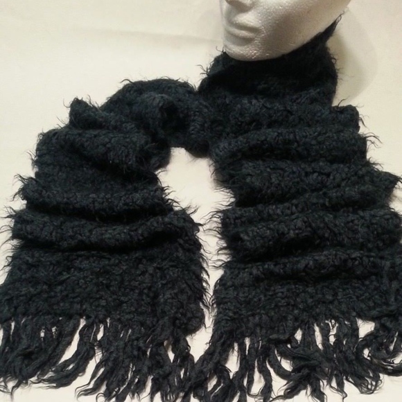 Rare Celebrity SONIA VASSI Gaisha Handmade Bohemian Skinny Scarf SNOW Travel - Picture 6 of 7